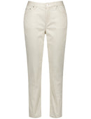 Black &amp; Brights Crop Trouser - Nature Stripe