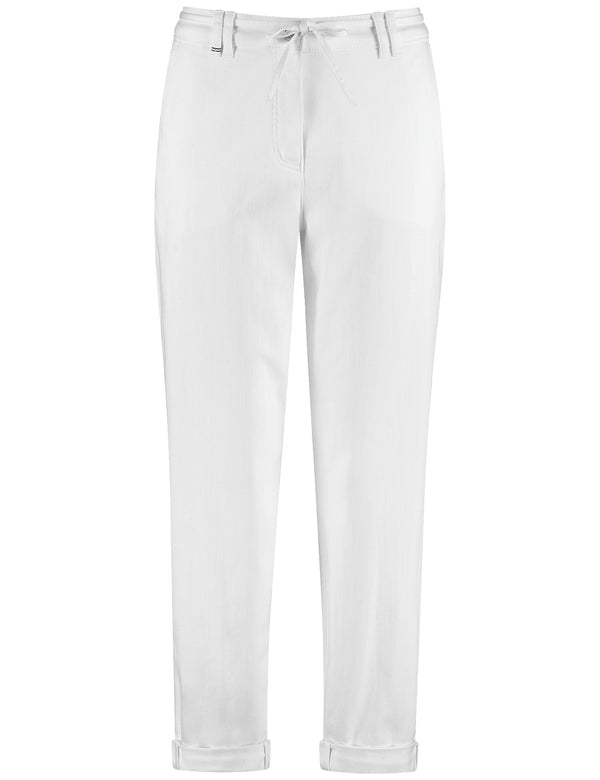 Black &amp; Brights Crop Jeans - White/white