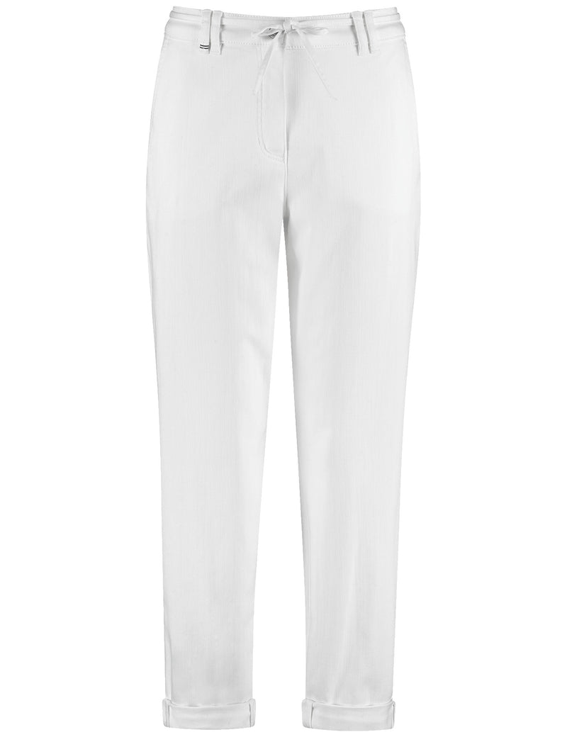 Black &amp; Brights Crop Jeans - White/white