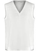 City Safari Sleeveless Blouse - White/white