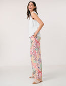 City Safari Sleeveless Blouse - White/white