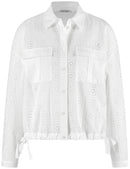 Lemon Soul Long Sleeve Blouse - White/white