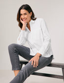 NOS Blouse - White/white