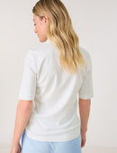 NOS 3/4 Sleeve T-Shirt - Off White