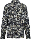 Flower Power Blouse - Black/taupe/sandshell