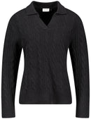 Flower Power Jumper - Black