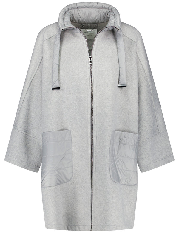 Blue Moon Cape - Silver Grey Melange