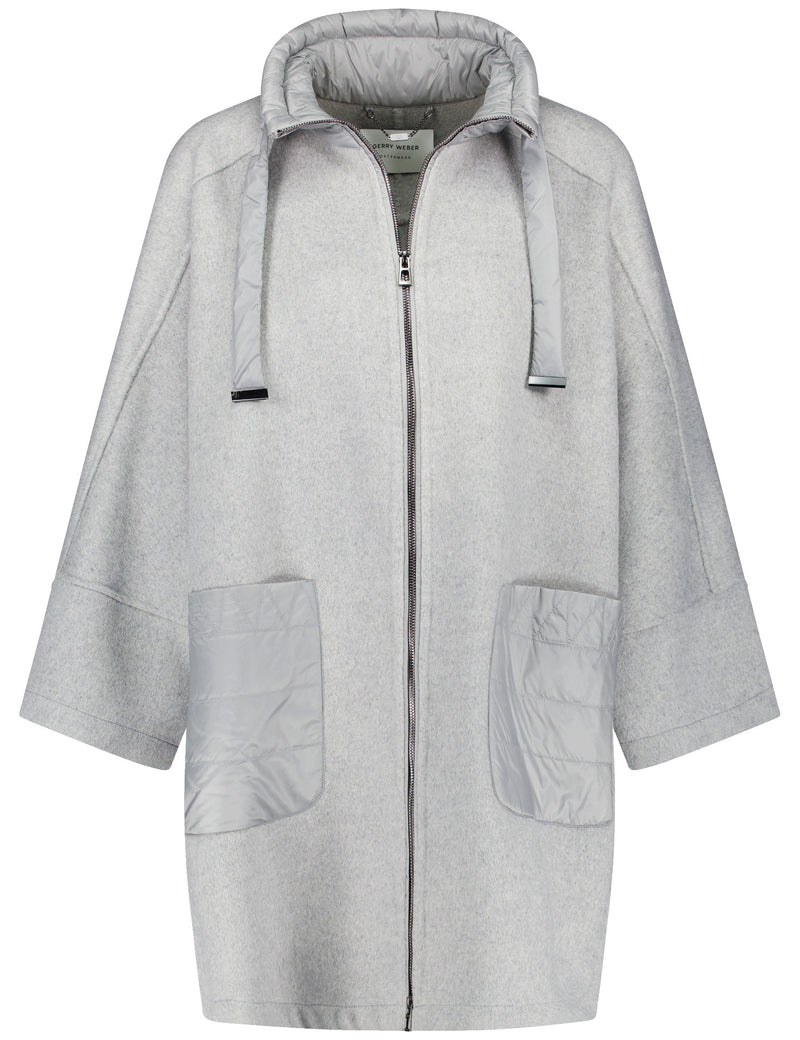 Blue Moon Cape - Silver Grey Melange