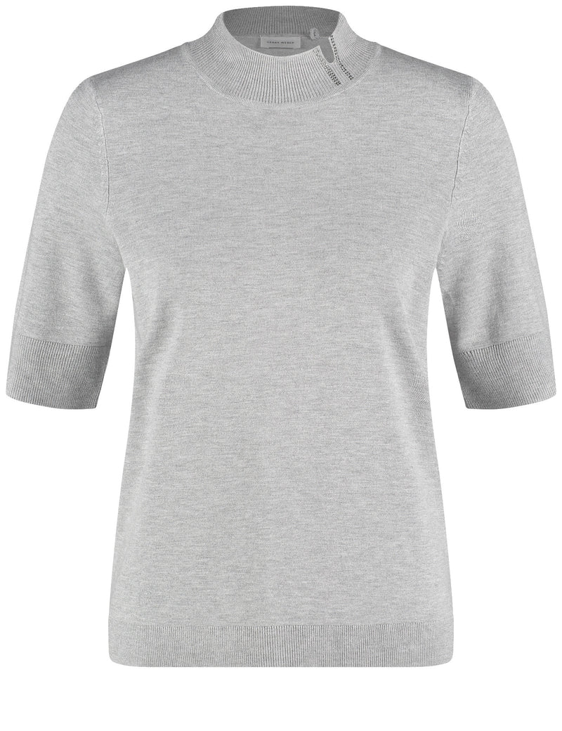Timeless Everyday Jumper - Silver Grey Melange