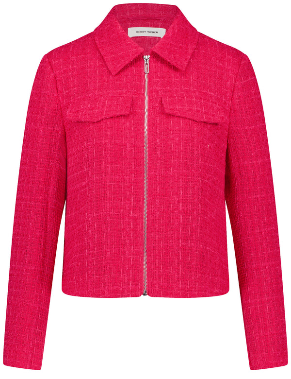 Flower Power Blazer - Azalea