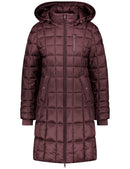 Flower Power Padded Jacket - Marsala