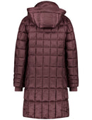 Flower Power Padded Jacket - Marsala