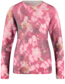 Flower Power Jumper - Marsala/flowers