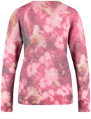 Flower Power Jumper - Marsala/flowers