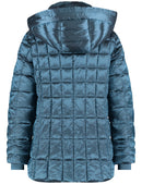 Flower Power Padded Jacket - Petrol