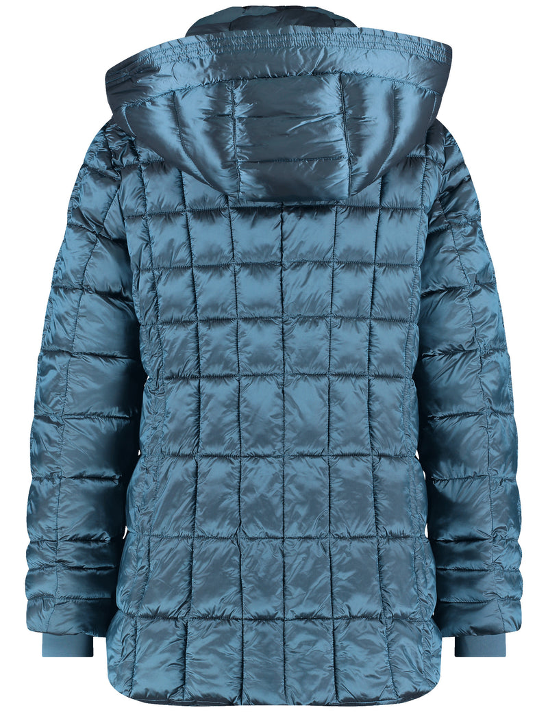 Flower Power Padded Jacket - Petrol