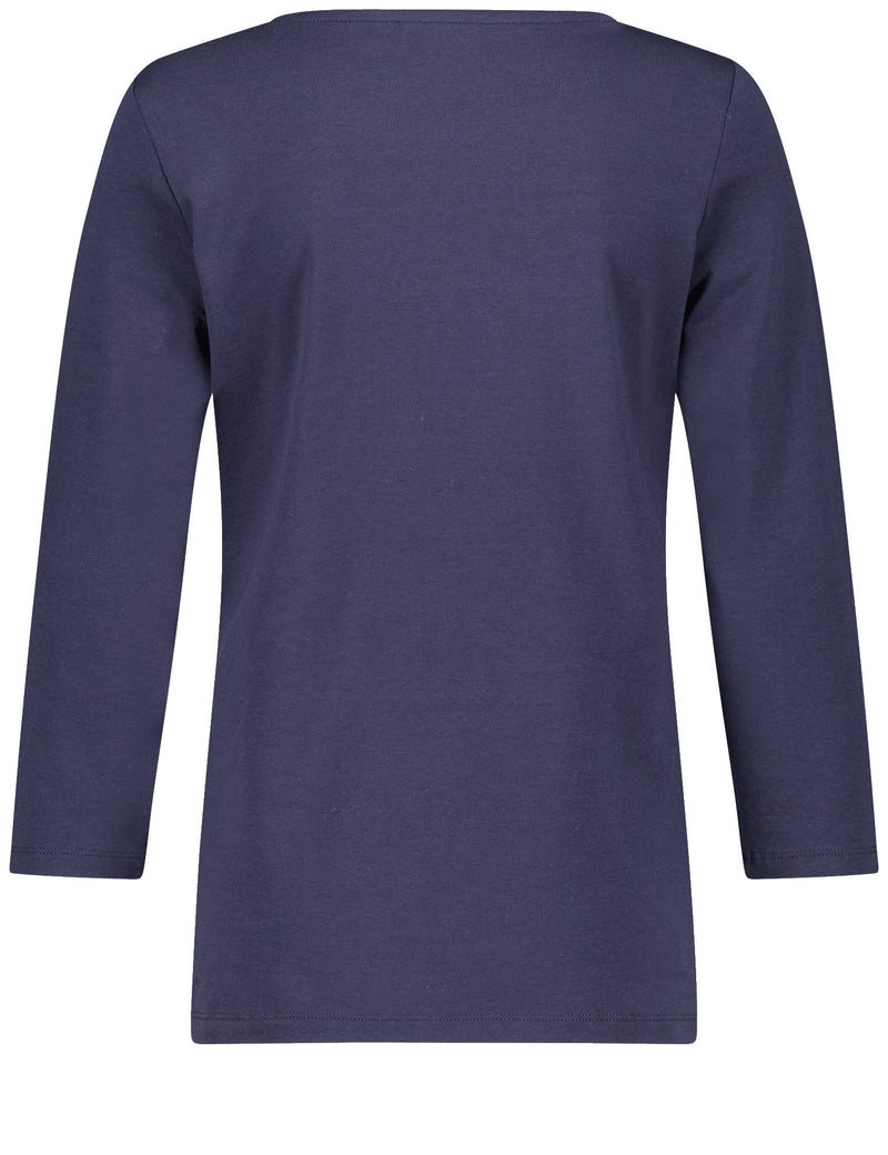 Botanical Boost SS T-Shirt - Night Sky/green