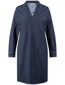 Blue Moon Dress - Dark Blue Denim
