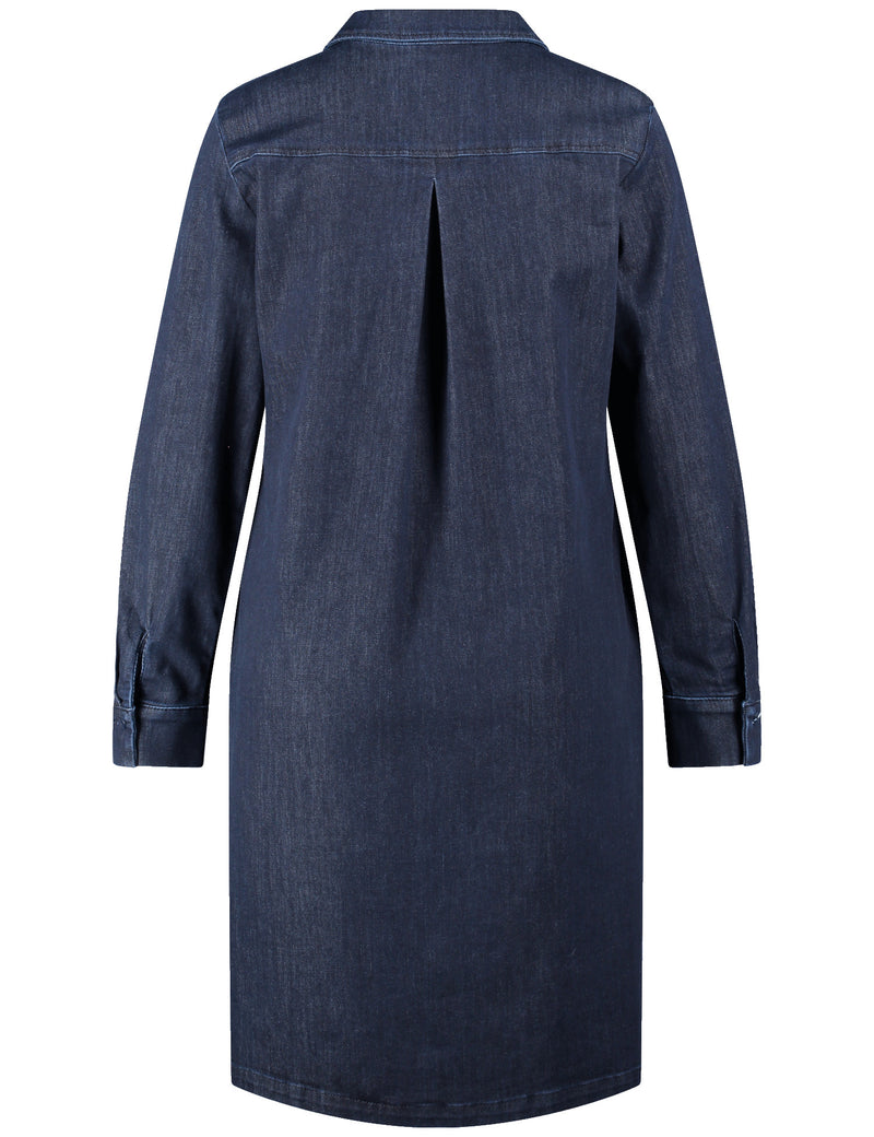 Blue Moon Dress - Dark Blue Denim