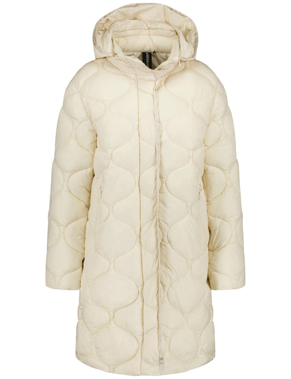 Flower Power Padded Jacket - Whitecap Gray