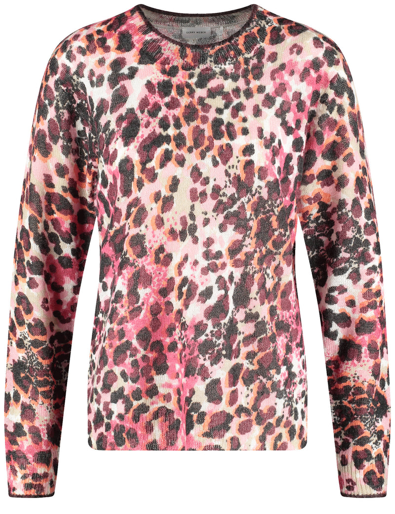 Flower Power Jumper - Off White/print