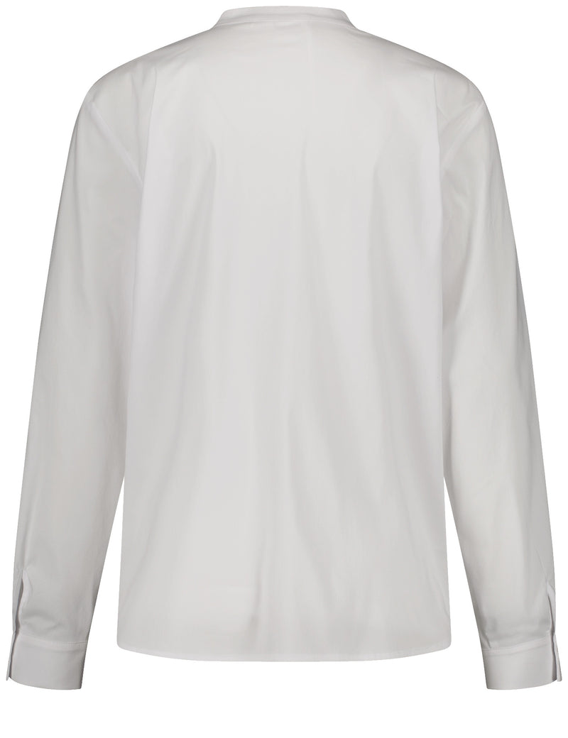 Timeless Everyday Blouse - White/white