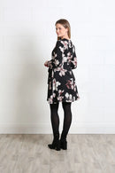 Grace Dress - Black Floral