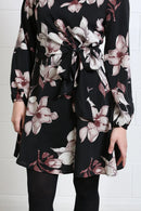 Grace Dress - Black Floral