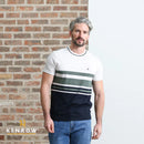 Griffin Stripe T-Shirt - Khaki