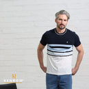 Griffin Stripe T-Shirt - Sky Blue