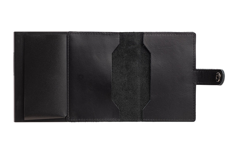 Black Leather Card Holder/Wallet