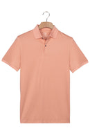 Lino Polo Shirt - Salmon