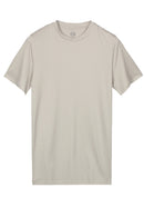 Plain Round Neck T-Shirt - Light Beige