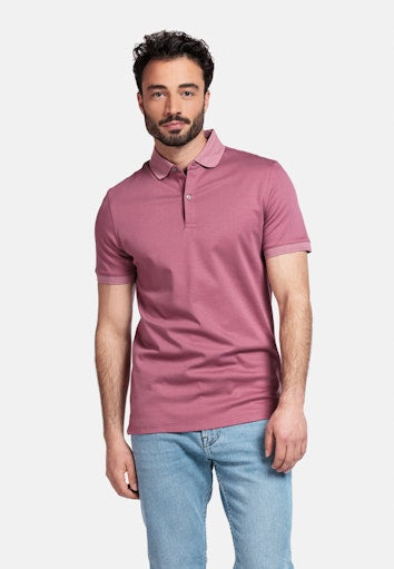 Lino Liquid Cotton Polo Shirt - Lilac