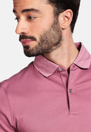 Lino Liquid Cotton Polo Shirt - Lilac