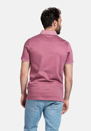 Lino Liquid Cotton Polo Shirt - Lilac