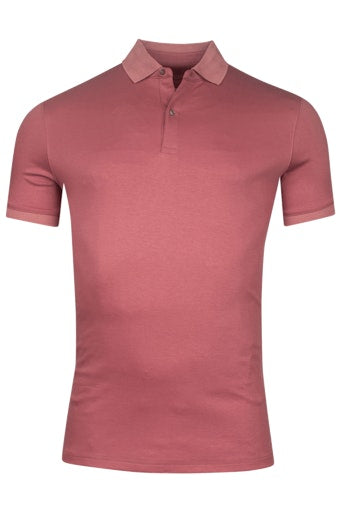 Lino Liquid Cotton Polo Shirt - Lilac