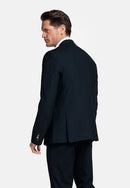 Robert Lined Structure Blazer - Dark Navy