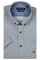 League Graphic Print Shirt - Dark Navy