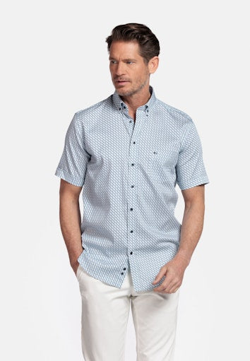 League Graphic Print Shirt - Dark Navy