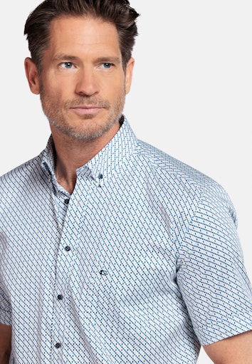 League Graphic Print Shirt - Dark Navy