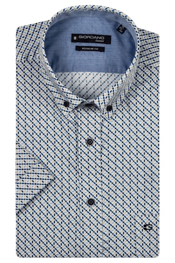 League Graphic Print Shirt - Dark Navy