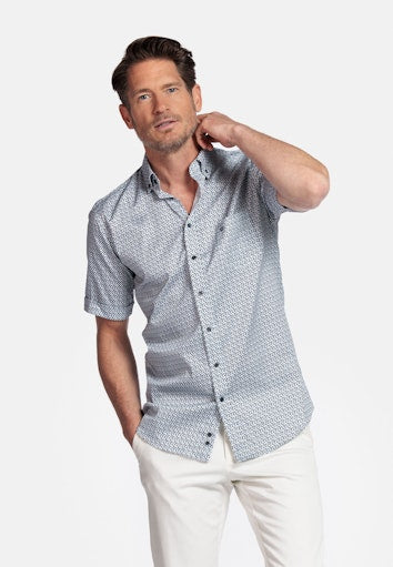 League Graphic Print Shirt - Dark Navy