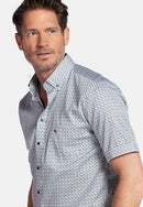 League Graphic Print Shirt - Dark Navy