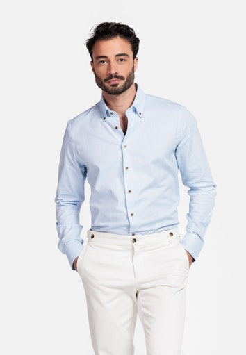Loretto Dobby Shirt - Light Blue