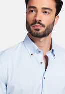 Loretto Dobby Shirt - Light Blue