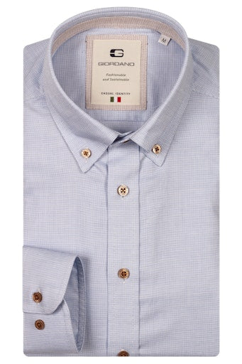 Loretto Dobby Shirt - Light Blue
