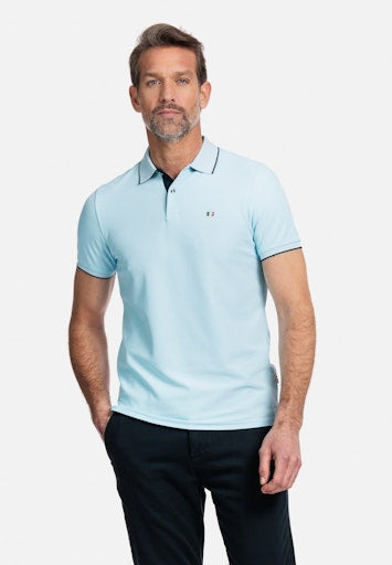 Nico Signature Polo - Aqua Blue