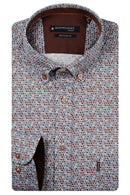 Dino Graphic Print Shirt - Dark Navy