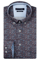 Dino Graphic Print Shirt - Dark Navy